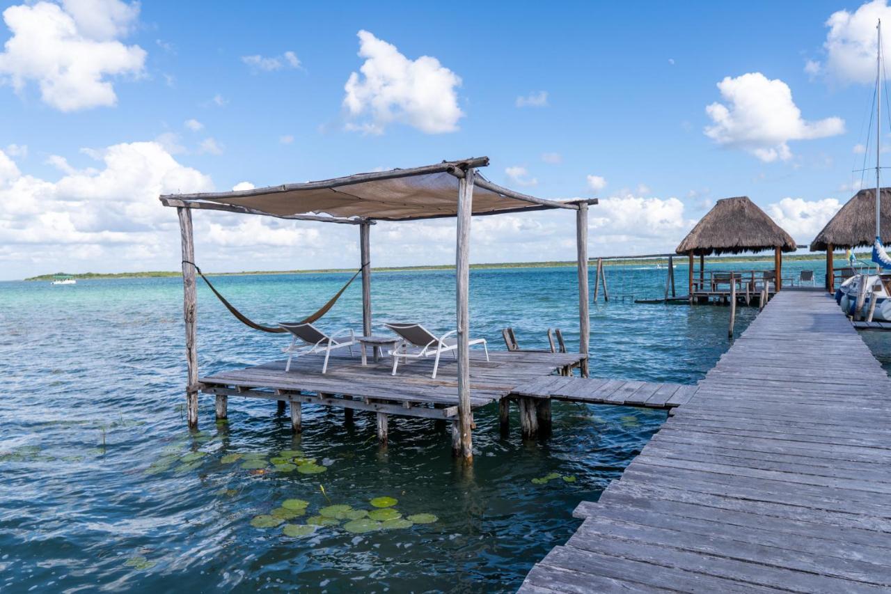 Lagoon Front Hut: Daily Cleaning, Bikes & Kayaks! Bacalar Exterior foto