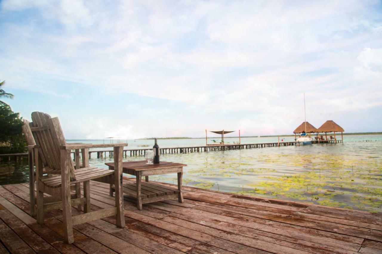 Lagoon Front Hut: Daily Cleaning, Bikes & Kayaks! Bacalar Exterior foto